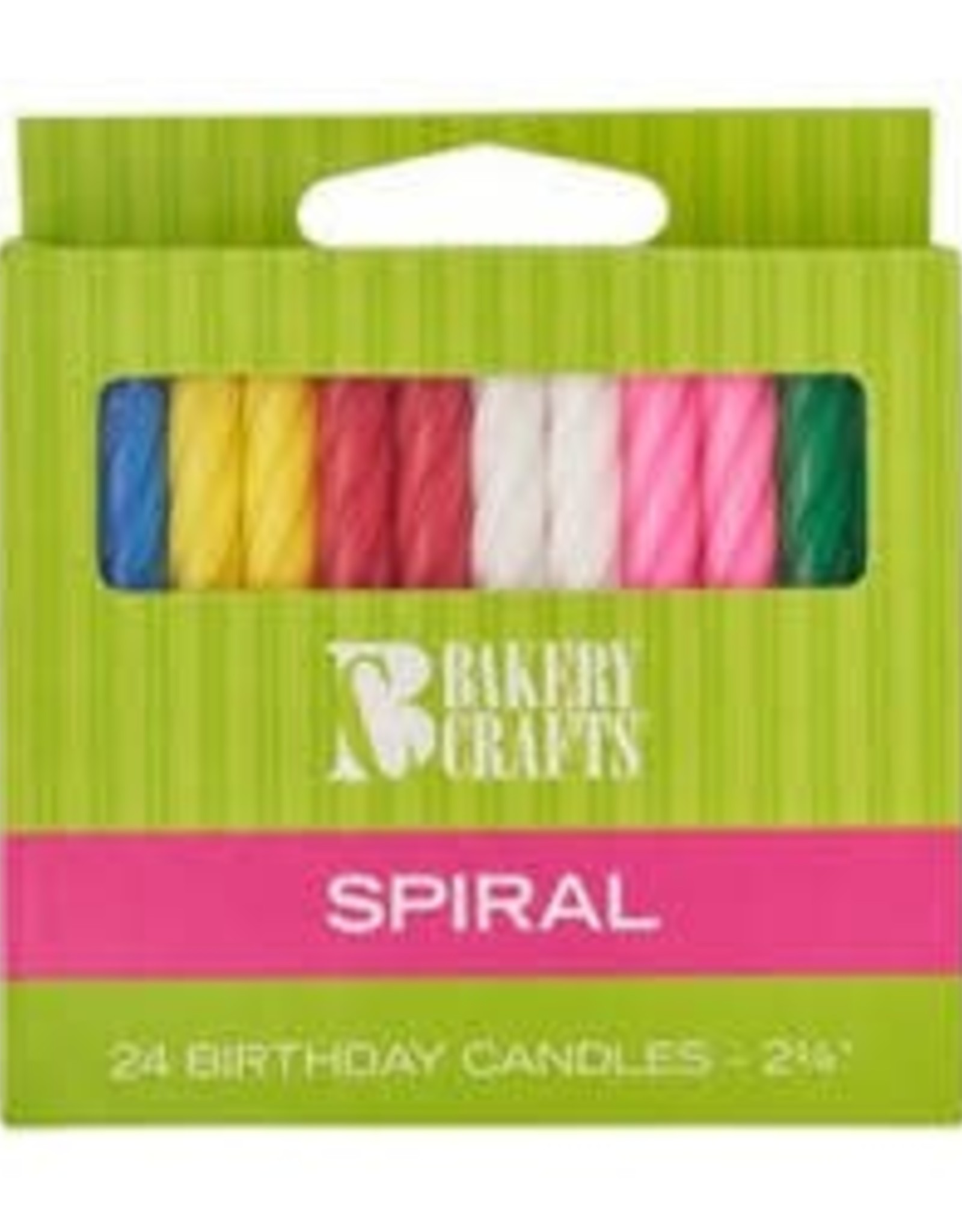 Spiral Candles (Asst.)