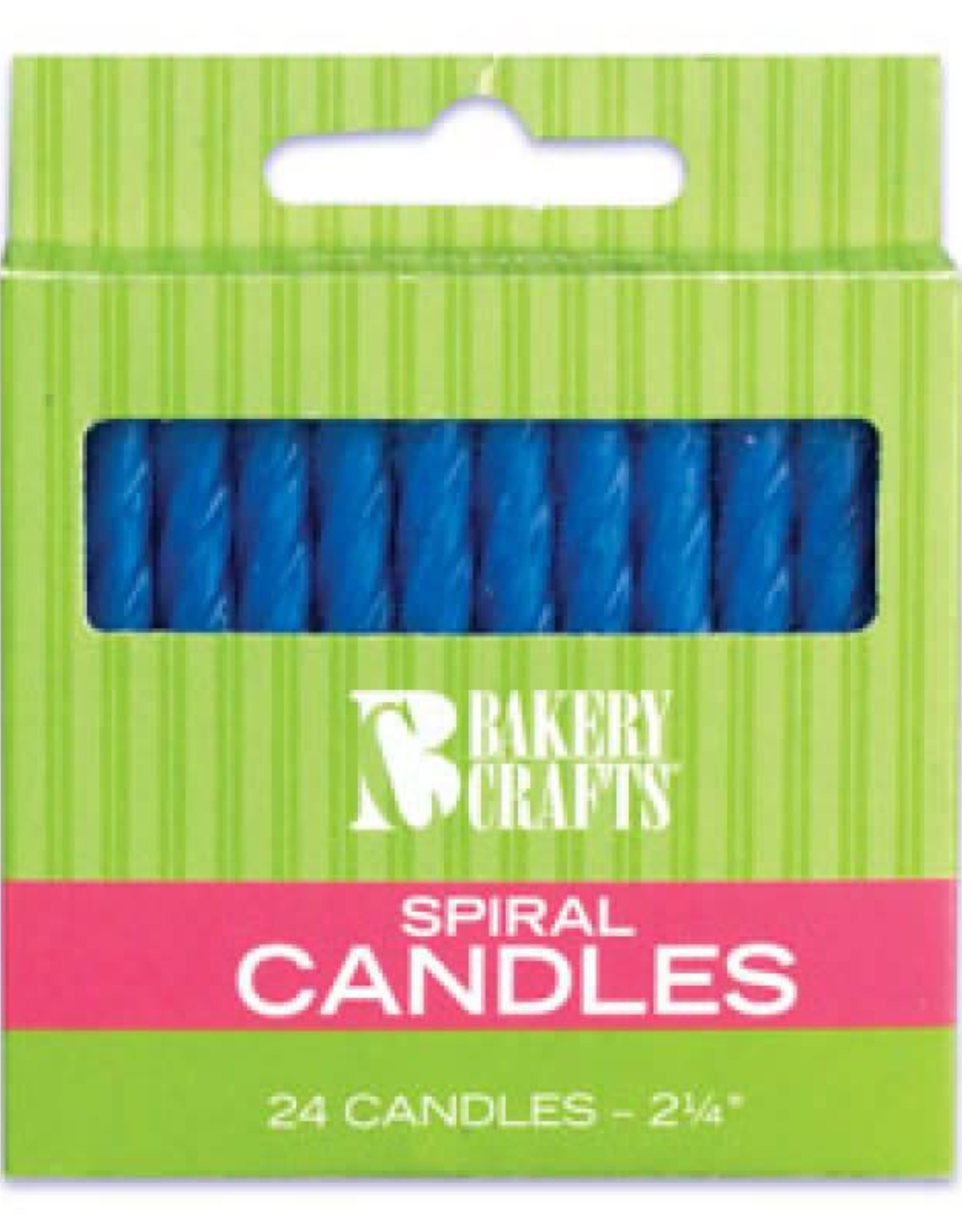 Spiral Candles (Blue)