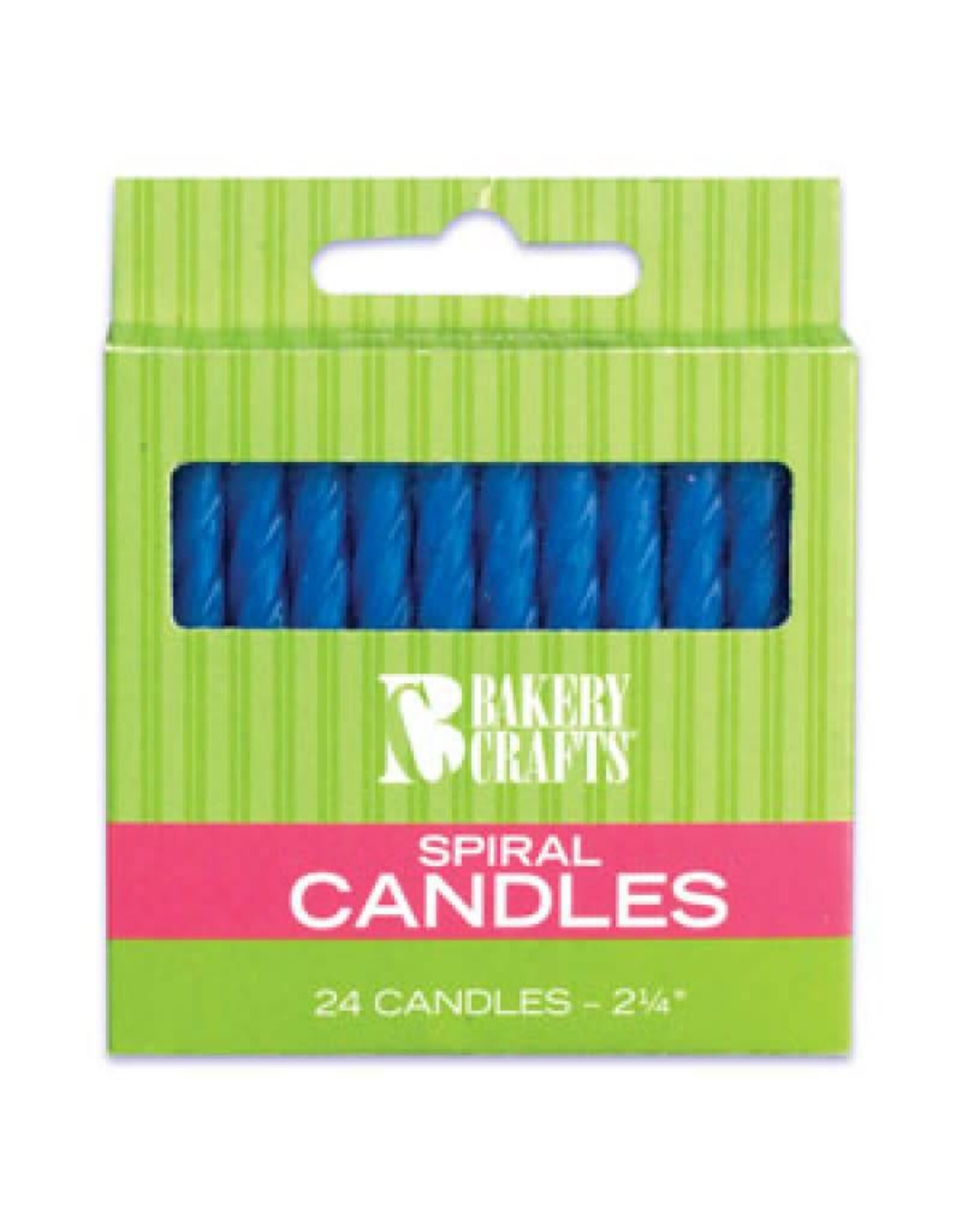 Spiral Candles (Blue)