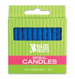 Spiral Candles (Blue)