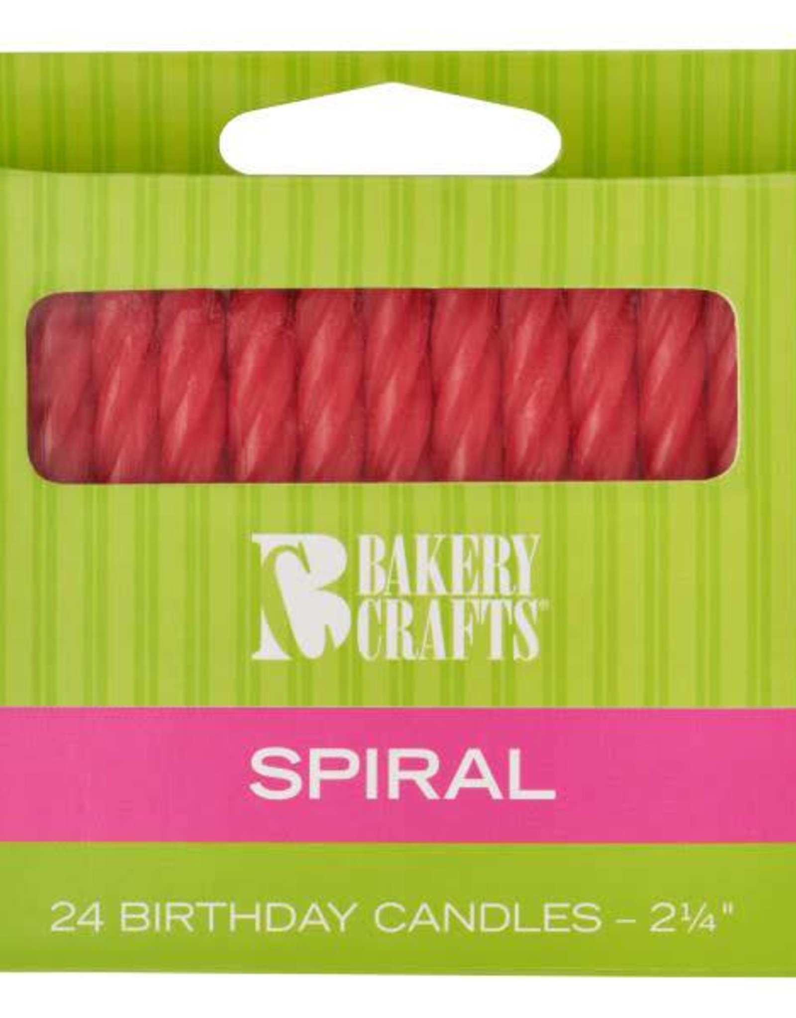 Spiral Candles (Red)