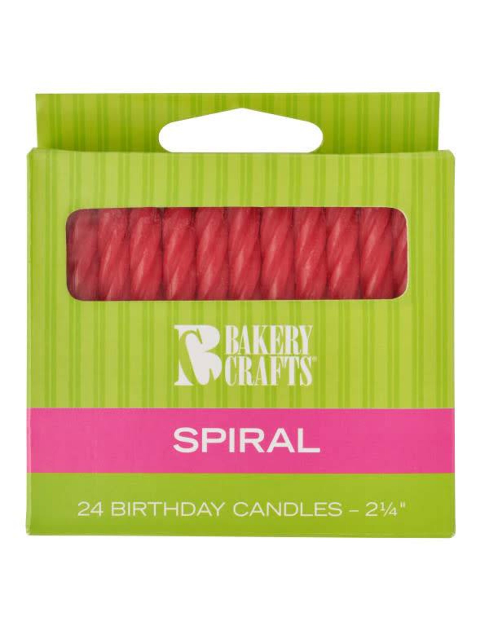 Spiral Candles (Red)