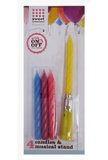 Birthday Candle and Musical Stand