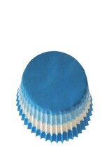Blue Whirl Baking Cups