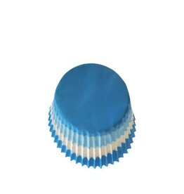 Blue Whirl Baking Cups