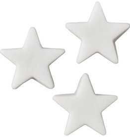 White Stars - Sugarpaste (12 ct)