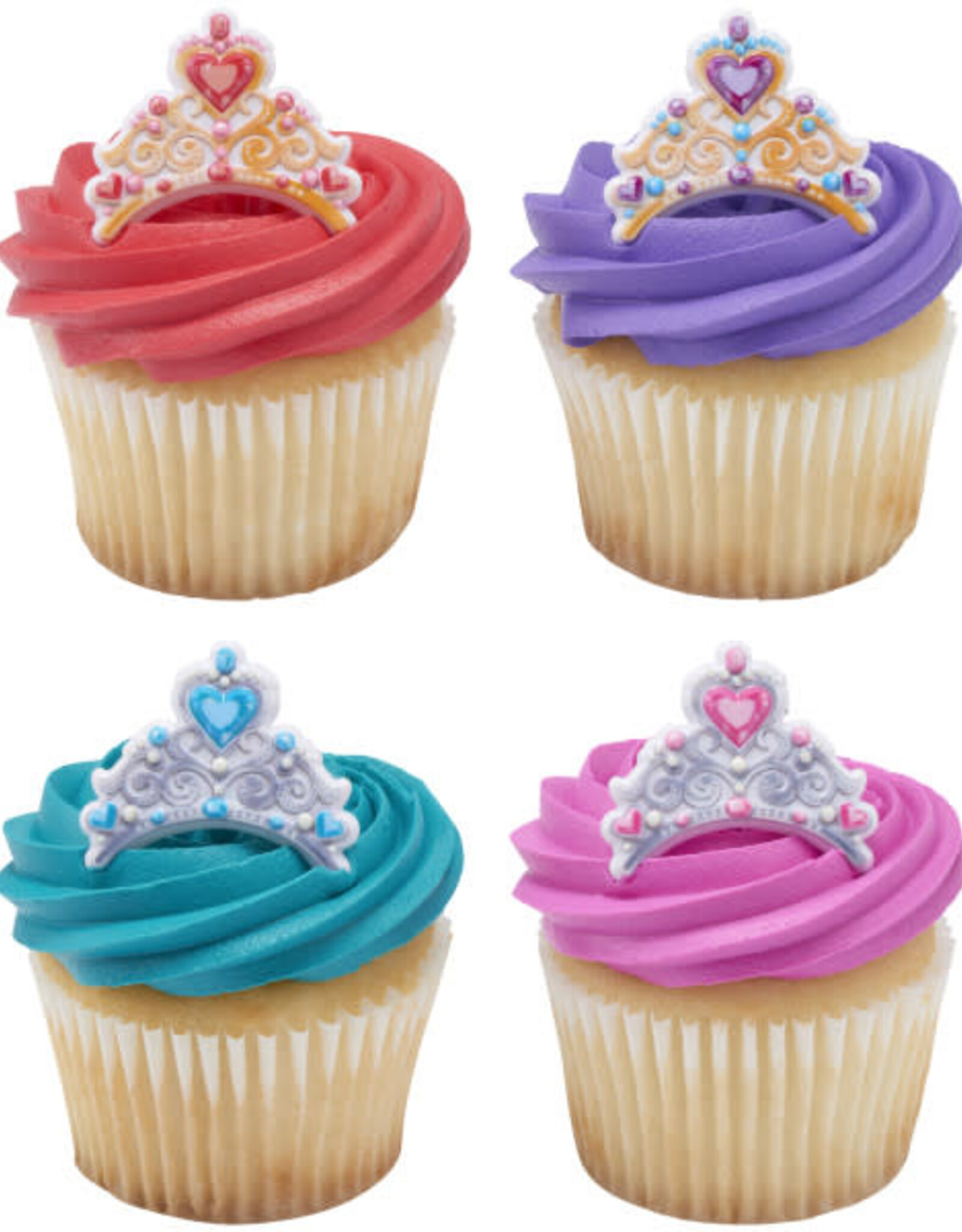 Crown Jewels Cupcake Rings (12ct)