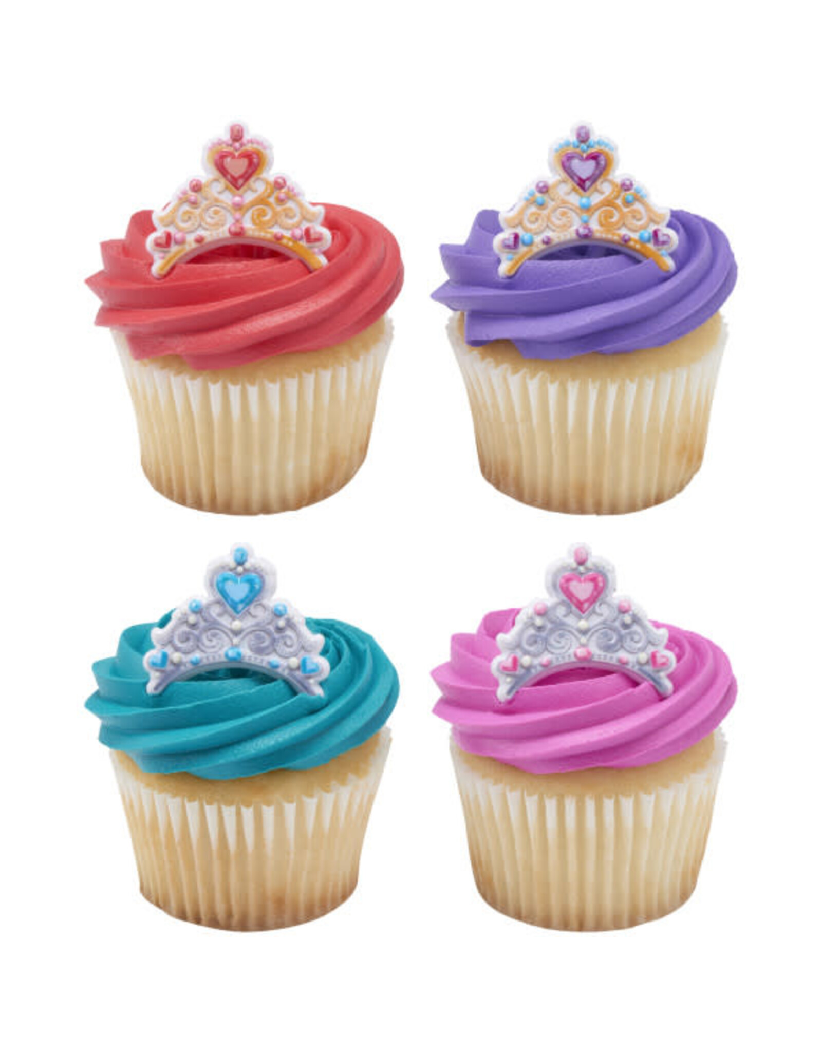 Crown Jewels Cupcake Rings (12ct)