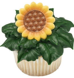 Sunflower Cupcake Rings (12ct)