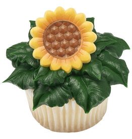 Sunflower Cupcake Rings (12ct)