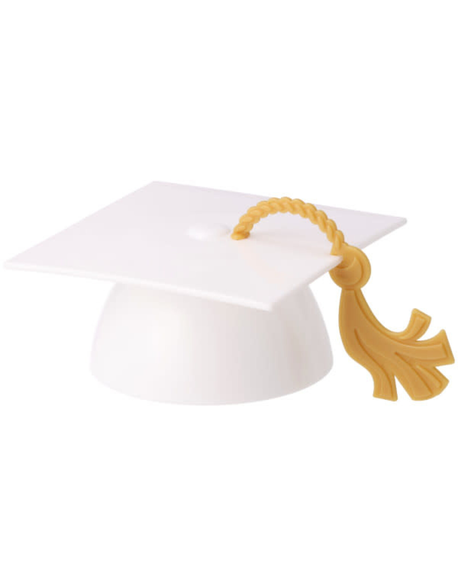 White Grad Cap with Tassel