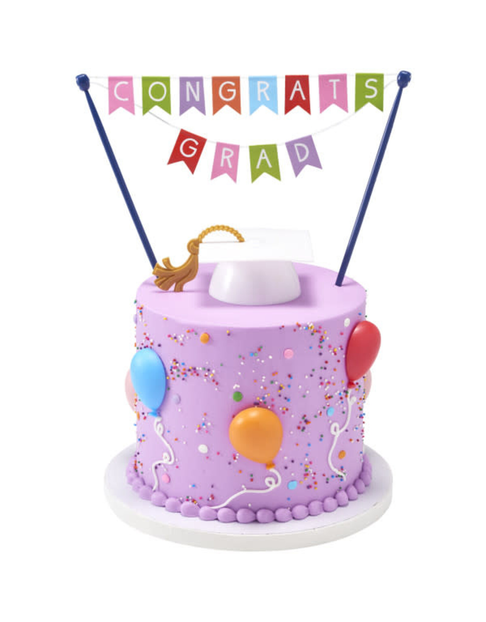 White Grad Cap with Tassel