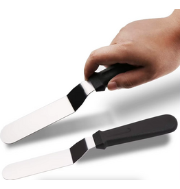 10.5" Angled Spatula with Plastic Handle