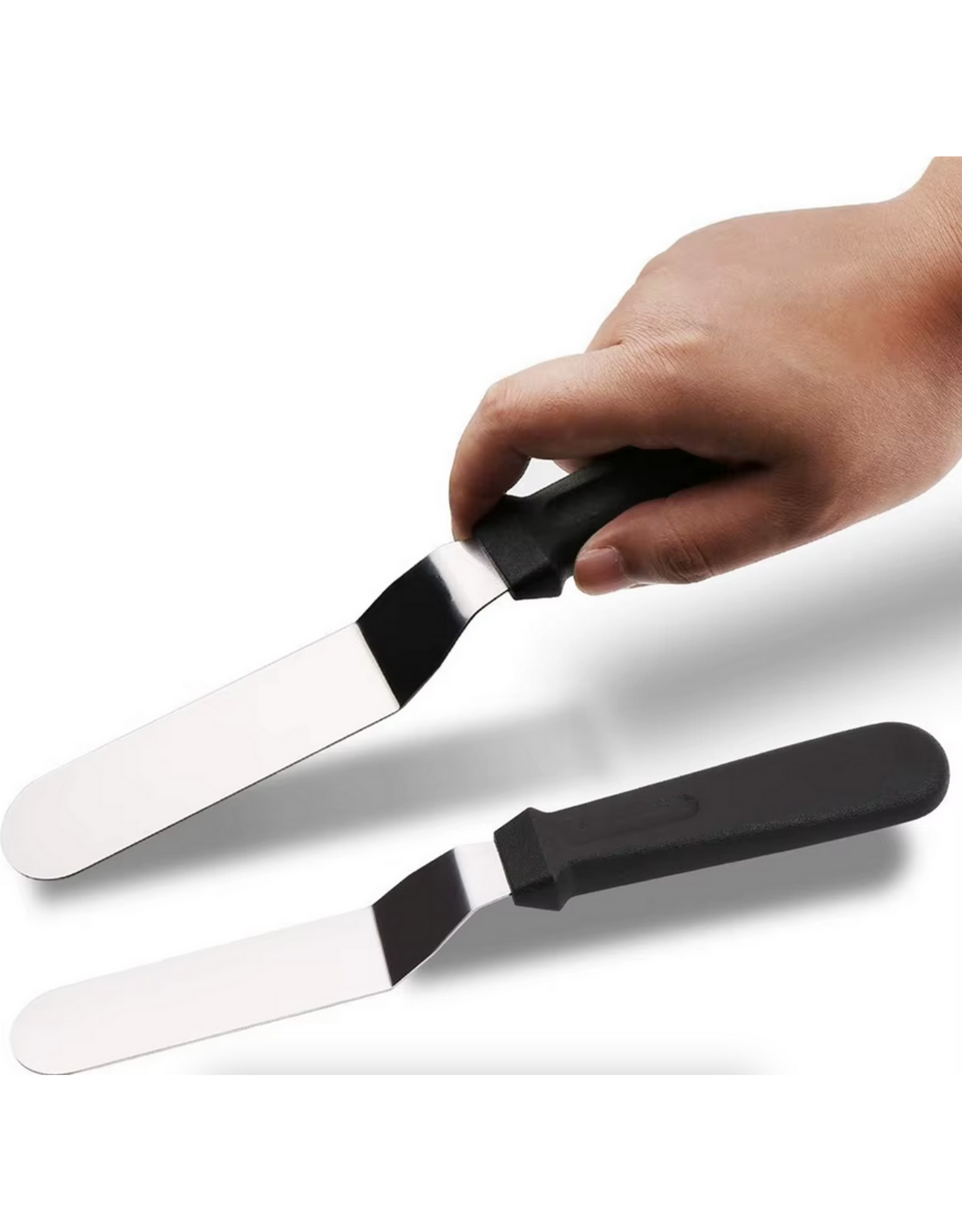 15" Angled Spatula with Plastic Handle