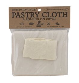 Regency Naturals Pastry Cloth and Rolling Pin Cover Set