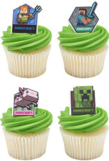 Minecraft Lush Finds Cupcake Rings (12/pkg)