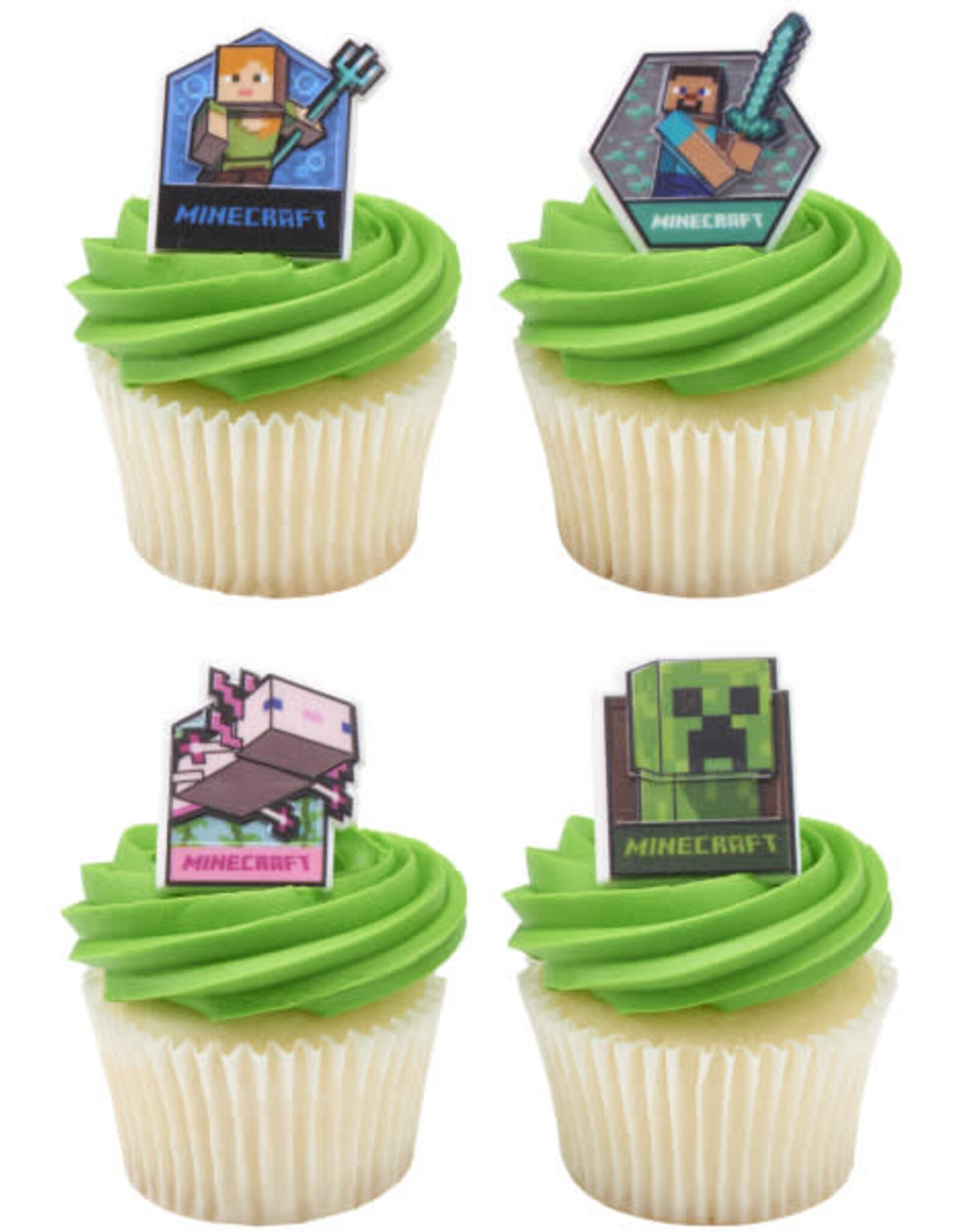 Minecraft Lush Finds Cupcake Rings (12/pkg)