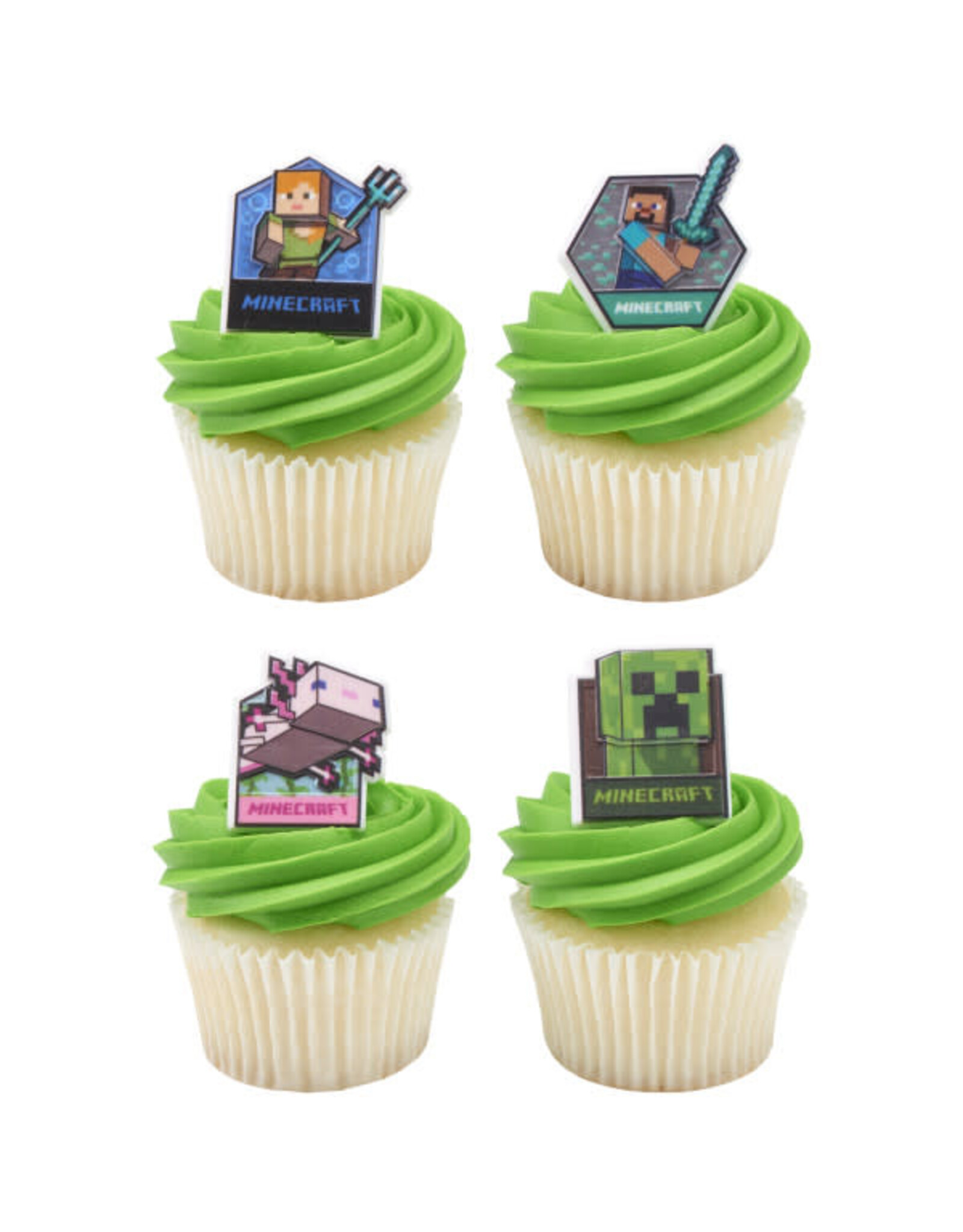 Minecraft Lush Finds Cupcake Rings (12/pkg)