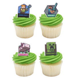 Minecraft Lush Finds Cupcake Rings (12/pkg)