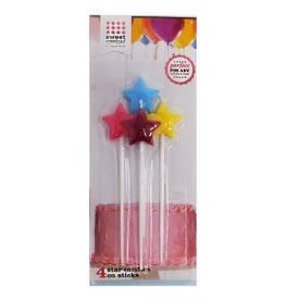 Sweet Creations Birthday Candle Stars - 4 ct.