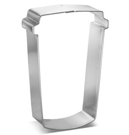 Travel Coffee Cup Cookie Cutter (4")