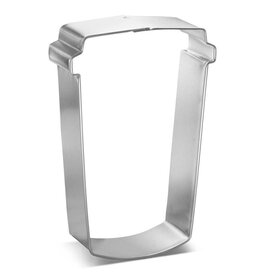 Travel Coffee Cup Cookie Cutter (4")