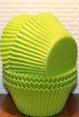 Lime Green Jumbo Baking Cups (40-50ct)