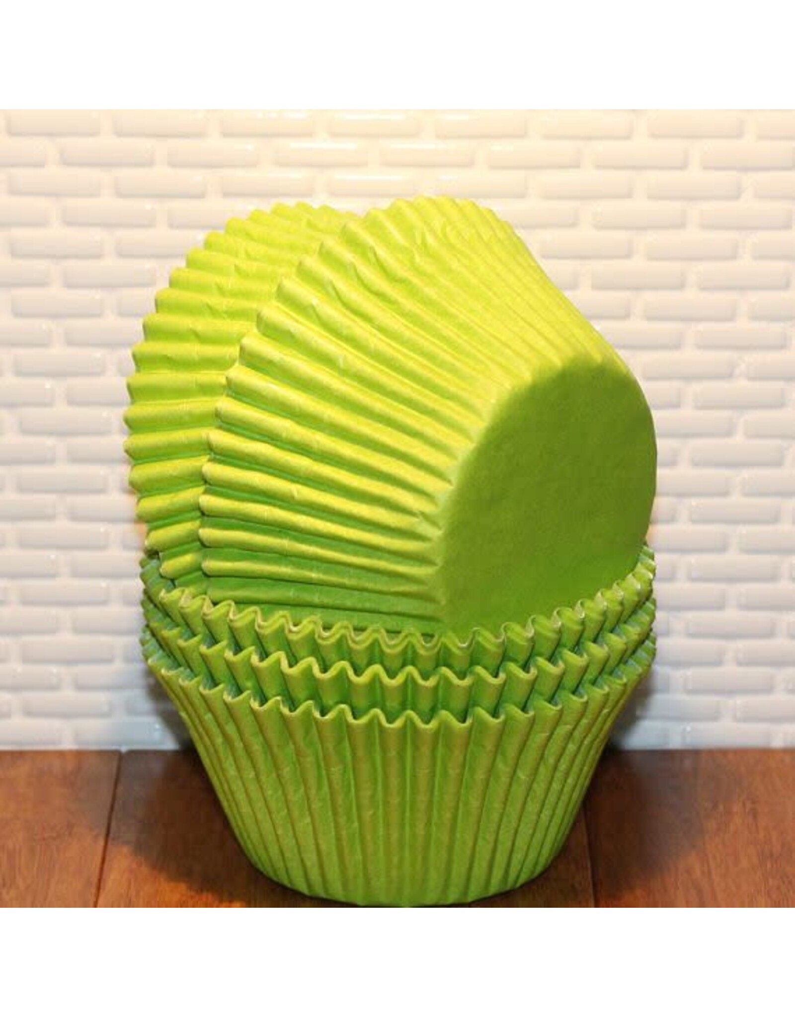 Lime Green Jumbo Baking Cups (40-50ct)