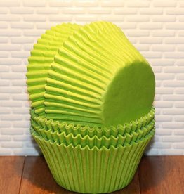 Lime Green Jumbo Baking Cups (40-50ct)