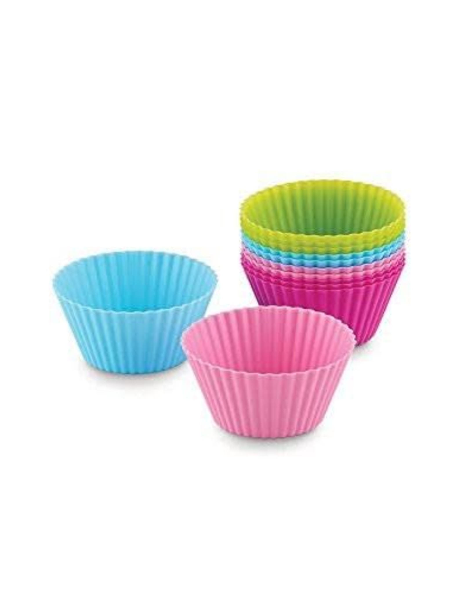 Silicone Baking Cups, Rainbow (set of 12)