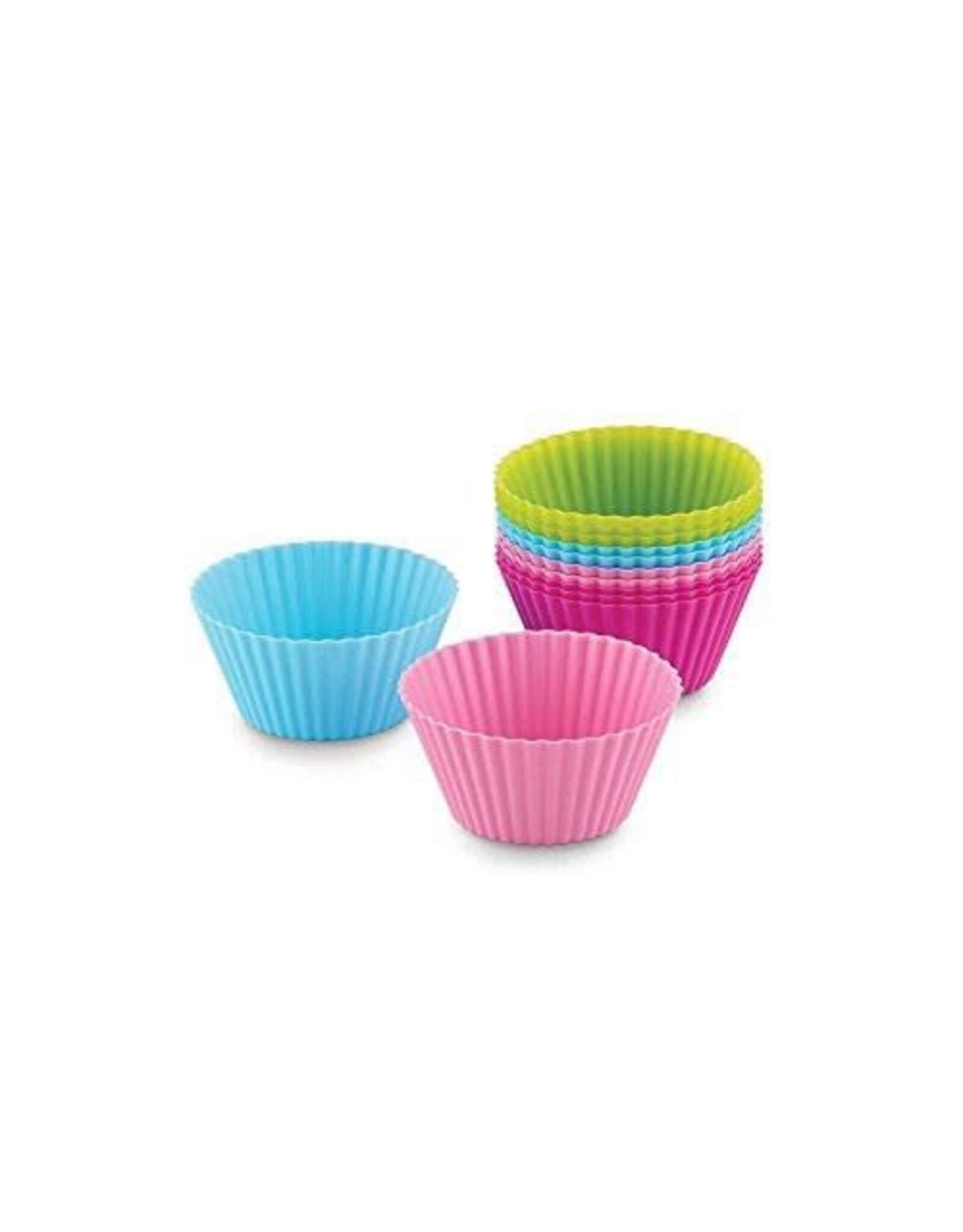Silicone Baking Cups, Rainbow (set of 12)