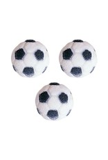 Soccer Ball Sugar Dec Ons(6/pkg)
