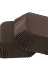 Square Baking Cups (Brown) 35-40ct