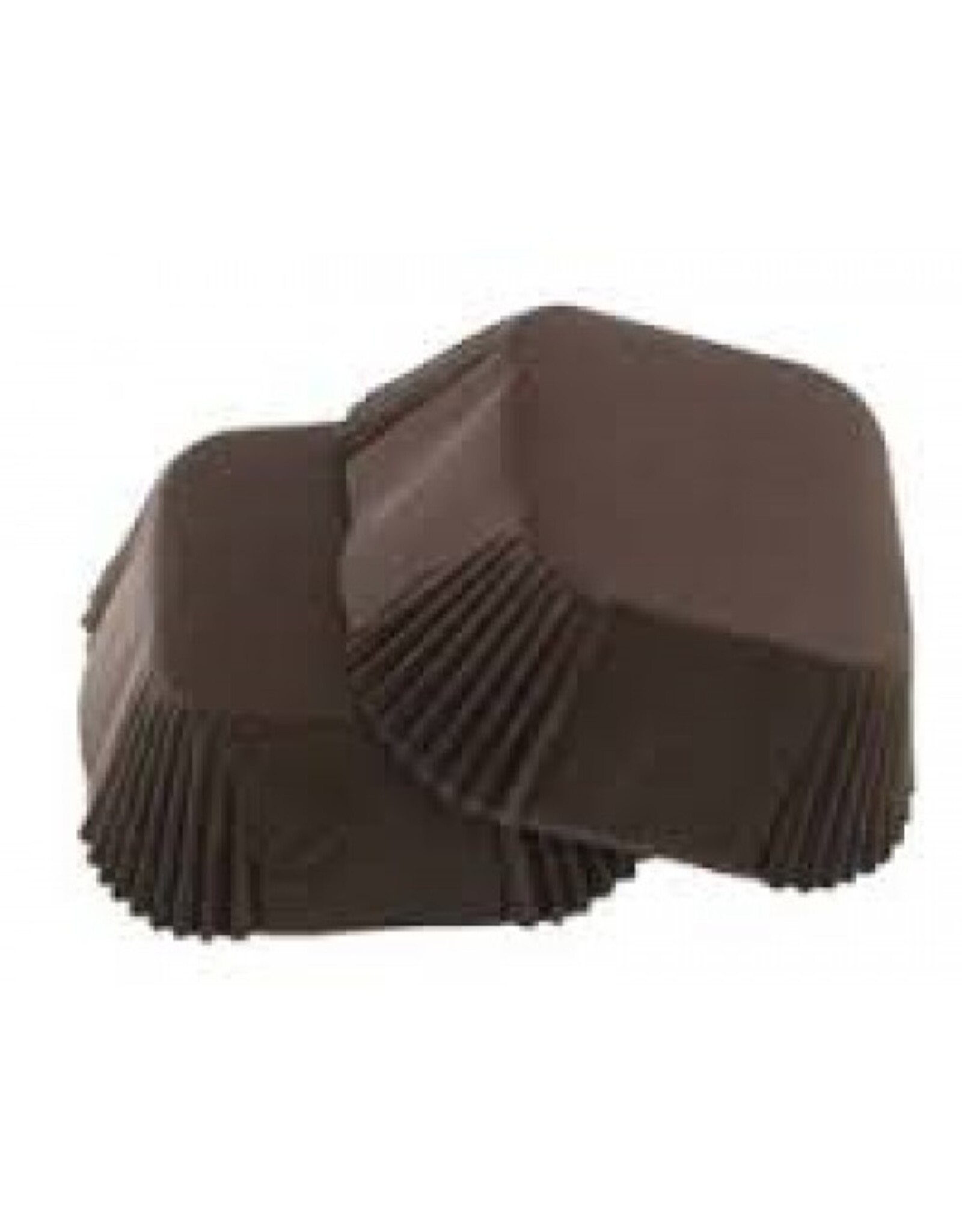 Square Baking Cups (Brown) 35-40ct