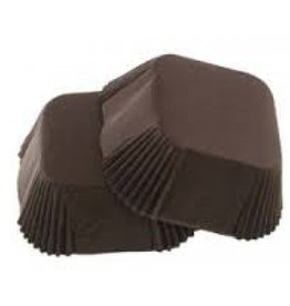 Square Baking Cups (Brown) 35-40ct