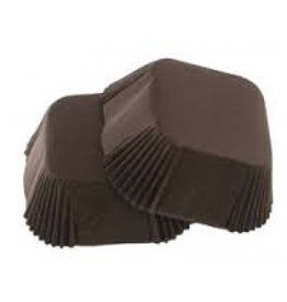 Square Baking Cups (Brown) 35-40ct