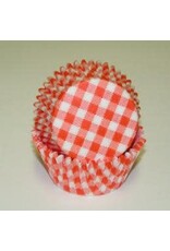 Orange Gingham Baking Cups(35-40ct)