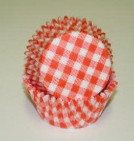 Orange Gingham Baking Cups(35-40ct)