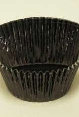 Black Foil Baking Cups (approx 24- 30ct) MAX TEMP 325F