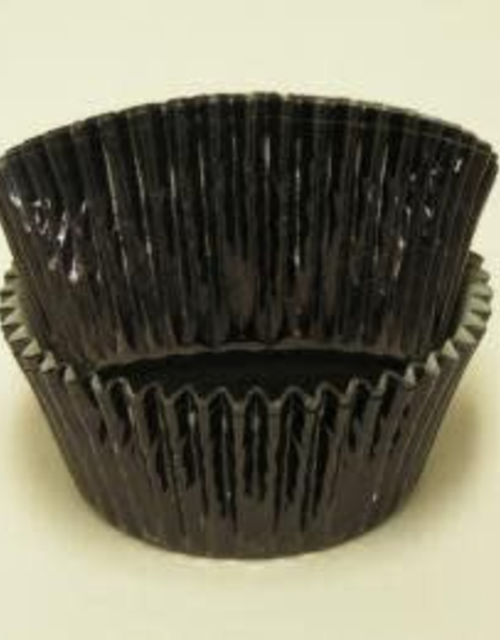Black Foil Baking Cups (approx 24- 30ct) MAX TEMP 325F