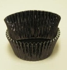 Black Foil Baking Cups (approx 24- 30ct) MAX TEMP 325F