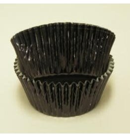 Black Foil Baking Cups (approx 24- 30ct) MAX TEMP 325F
