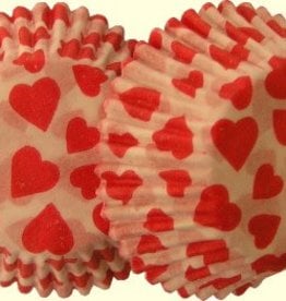 Red Heart Candy Cups(1") 40-50ct