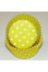 Yellow Polka Dot Baking Cups (30-35ct)