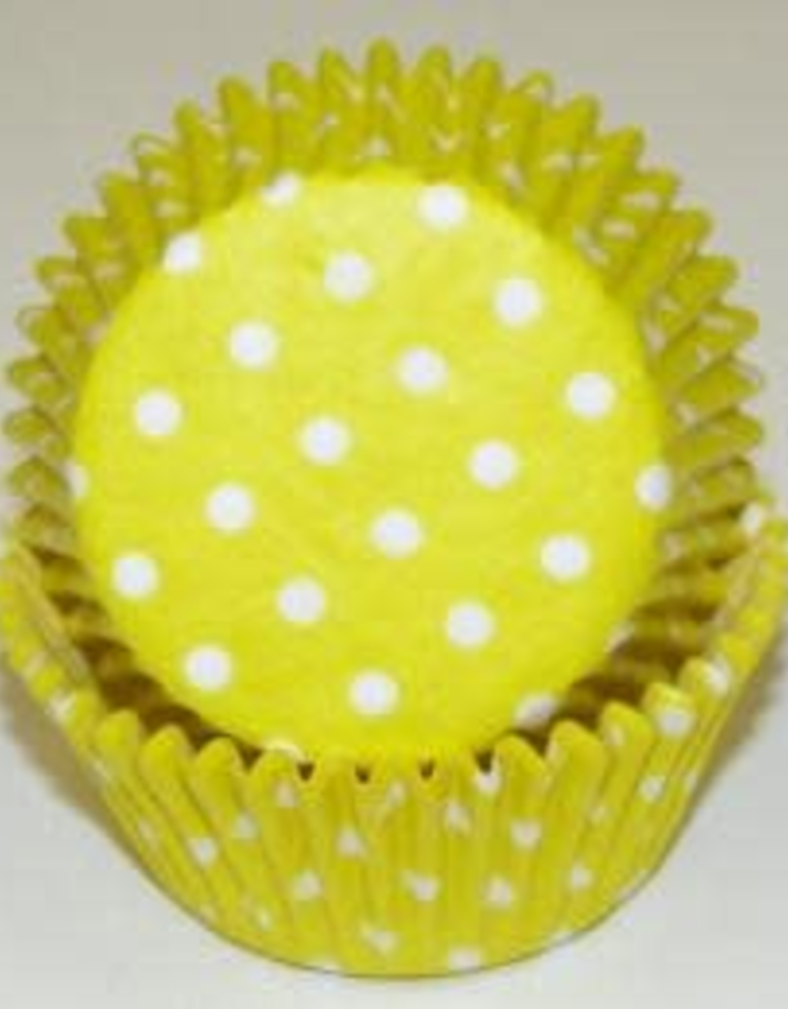 Yellow Polka Dot Baking Cups (30-35ct)