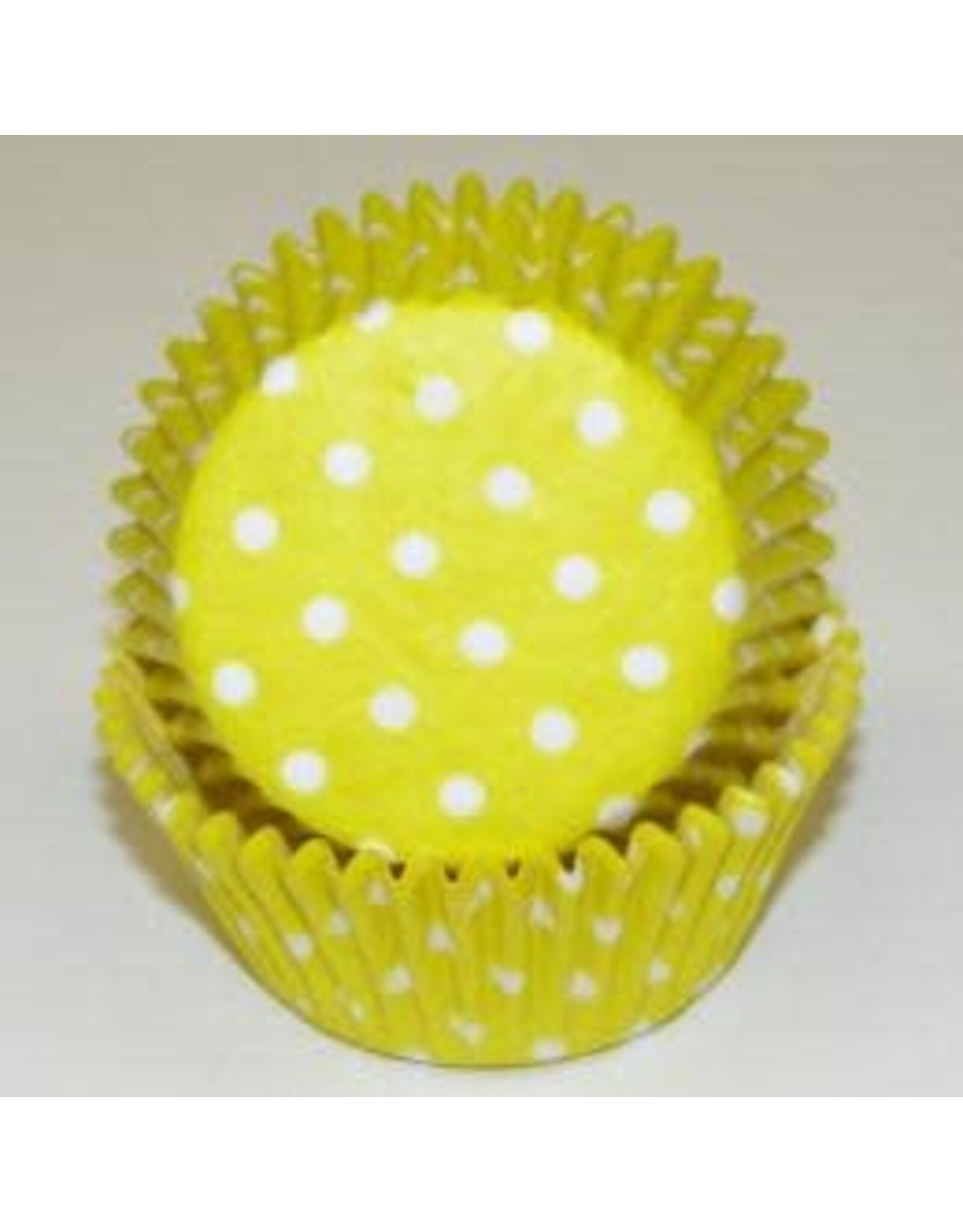 Yellow Polka Dot Baking Cups (30-35ct)