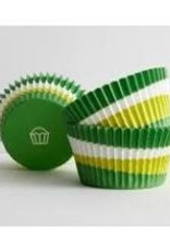 Green Swirl Baking Cups (approx 30)