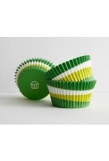 Green Swirl Baking Cups (approx 30)