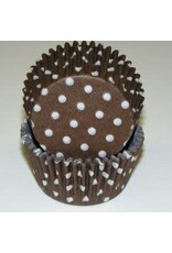 Brown Polka Dot Baking Cup(30-35ct)