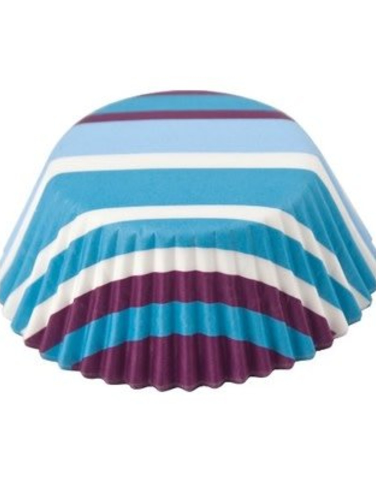 Purple and Blue Stripe Baking Cups